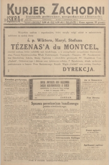 Kurjer Zachodni Iskra : dziennik polityczny, gospodarczy i literacki. R.20, 1929, nr 291