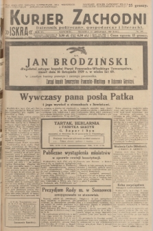 Kurjer Zachodni Iskra : dziennik polityczny, gospodarczy i literacki. R.20, 1929, nr 295