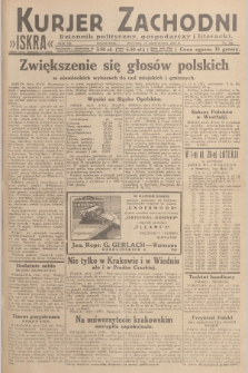 Kurjer Zachodni Iskra : dziennik polityczny, gospodarczy i literacki. R.20, 1929, nr 296