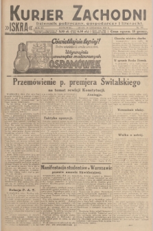 Kurjer Zachodni Iskra : dziennik polityczny, gospodarczy i literacki. R.20, 1929, nr 297