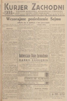 Kurjer Zachodni Iskra : dziennik polityczny, gospodarczy i literacki. R.20, 1929, nr 311