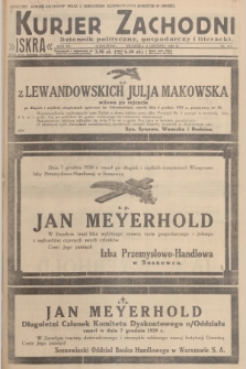 Kurjer Zachodni Iskra : dziennik polityczny, gospodarczy i literacki. R.20, 1929, nr 313