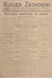 Kurjer Zachodni Iskra : dziennik polityczny, gospodarczy i literacki. R.20, 1929, nr 320
