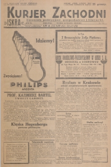 Kurjer Zachodni Iskra : dziennik polityczny, gospodarczy i literacki. R.20, 1929, nr 326