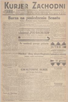 Kurjer Zachodni Iskra : dziennik polityczny, gospodarczy i literacki. R.20, 1929, nr 329