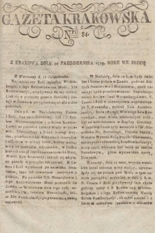 Gazeta Krakowska. 1819, nr 84