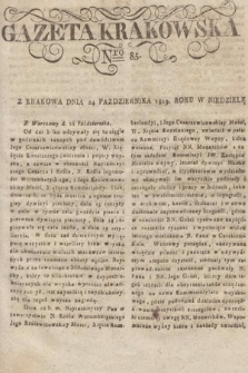 Gazeta Krakowska. 1819, nr 85