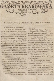 Gazeta Krakowska. 1819, nr 89