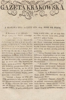 Gazeta Krakowska. 1819, nr 90