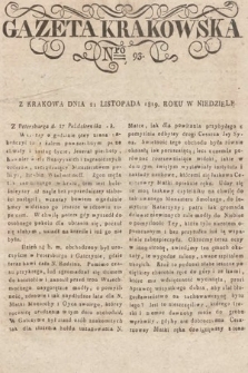 Gazeta Krakowska. 1819, nr 93