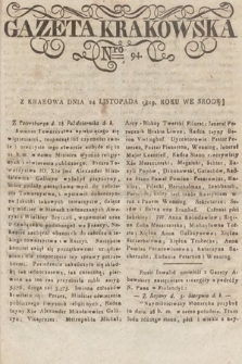Gazeta Krakowska. 1819, nr 94