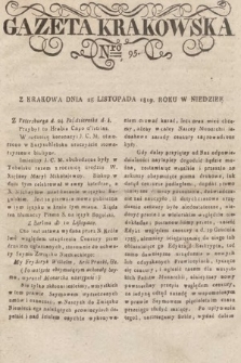 Gazeta Krakowska. 1819, nr 95