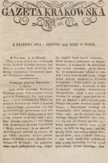 Gazeta Krakowska. 1819, nr 96