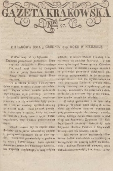 Gazeta Krakowska. 1819, nr 97