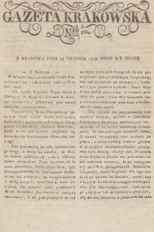 Gazeta Krakowska. 1819, nr 104