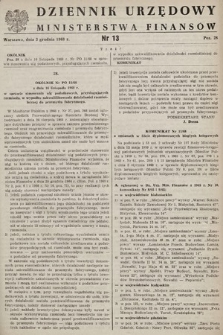 Dziennik Urzędowy Ministerstwa Finansów. 1968, nr 13
