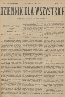 Dziennik dla Wszystkich : czasopismo illustrowane. R.6, 1883, nr 22