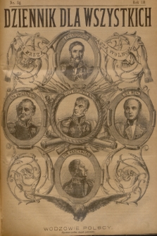 Dziennik dla Wszystkich : czasopismo illustrowane. R.3, 1880, nr 34 + dod.