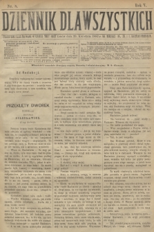 Dziennik dla Wszystkich : czasopismo illustrowane. R.5, 1882, nr 8