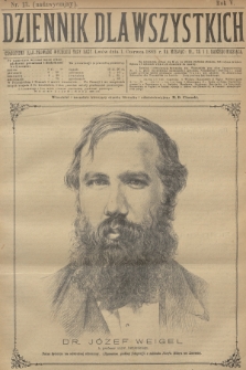 Dziennik dla Wszystkich : czasopismo illustrowane. R.5, 1882, nr 13 + dod.