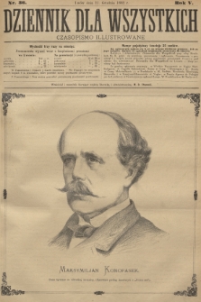 Dziennik dla Wszystkich : czasopismo illustrowane. R.5, 1882, nr 36