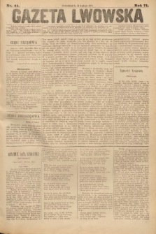 Gazeta Lwowska. 1881, nr 41