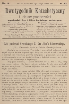Dwutygodnik Katechetyczny i Duszpasterski. R.9, 1905, nr 9