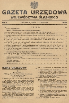 Śląsko-Dąbrowski Dziennik Wojewódzki. 1945, nr 6