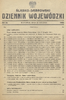 Śląsko-Dąbrowski Dziennik Wojewódzki. 1945, nr 34