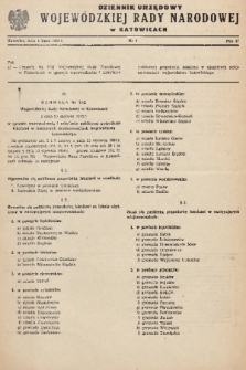 Dziennik Urzędowy Wojewódzkiej Rady Narodowej w Katowicach. 1962, nr 4