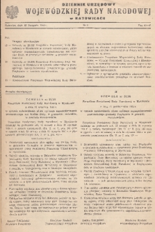 Dziennik Urzędowy Wojewódzkiej Rady Narodowej w Katowicach. 1962, nr 8