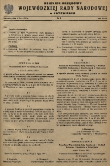 Dziennik Urzędowy Wojewódzkiej Rady Narodowej w Katowicach. 1963, nr 5