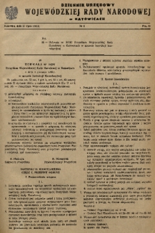 Dziennik Urzędowy Wojewódzkiej Rady Narodowej w Katowicach. 1963, nr 6