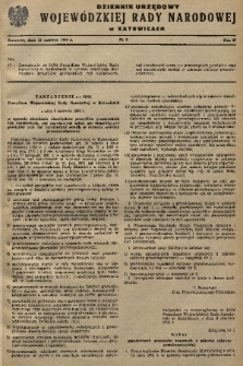 Dziennik Urzędowy Wojewódzkiej Rady Narodowej w Katowicach. 1964, nr 5