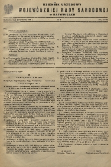 Dziennik Urzędowy Wojewódzkiej Rady Narodowej w Katowicach. 1964, nr 8