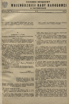 Dziennik Urzędowy Wojewódzkiej Rady Narodowej w Katowicach. 1964, nr 10