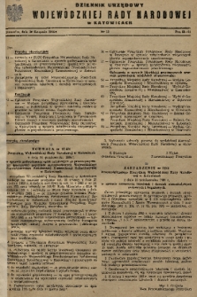 Dziennik Urzędowy Wojewódzkiej Rady Narodowej w Katowicach. 1964, nr 11