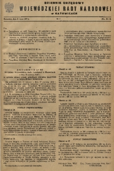 Dziennik Urzędowy Wojewódzkiej Rady Narodowej w Katowicach. 1967, nr 7
