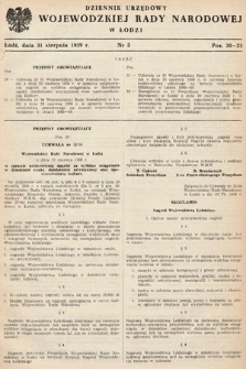 Dziennik Urzędowy Wojewódzkiej Rady Narodowej w Łodzi. 1959, nr 5
