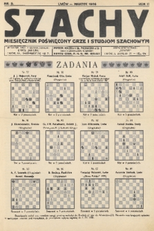 Szachy : miesięcznik poświęcony grze i studjom szachowym. R. 2, 1926, nr 5