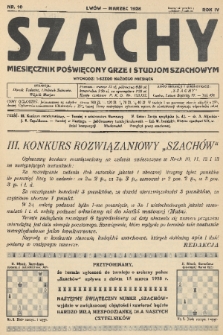 Szachy : miesięcznik poświęcony grze i studjom szachowym. R. 4, 1928, nr 10