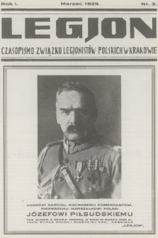 Legjon : czasopismo Związku Legjonistów Polskich w Krakowie. R.1, 1929, nr 3