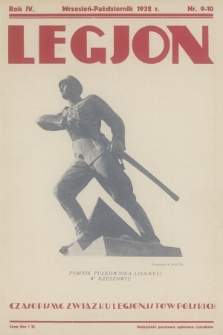 Legjon : czasopismo Związku Legjonistów Polskich w Krakowie. R.4, 1932, nr 9-10