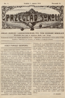 Przegląd Sokoli : organ Okręgu I (Krakowskiego) Pol. Tow. Gimnast. Sokolich. R.2, 1910, nr 5