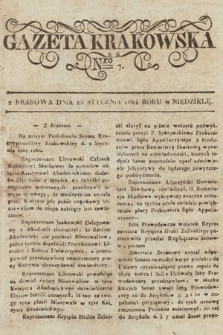 Gazeta Krakowska. 1824, nr 7