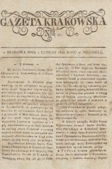Gazeta Krakowska. 1824, nr 9