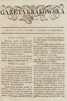 Gazeta Krakowska. 1824, nr 21