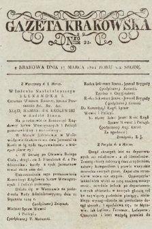 Gazeta Krakowska. 1824, nr 22