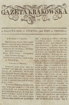 Gazeta Krakowska. 1824, nr 29