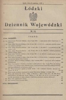 Łódzki Dziennik Wojewódzki. 1930, nr 11
